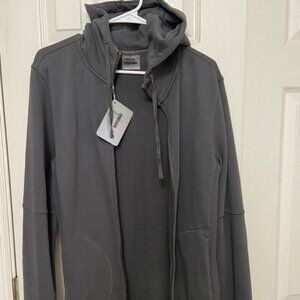 Gymshark gray zippered hoodie